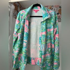 Lilly Pulitzer zip up jacket
